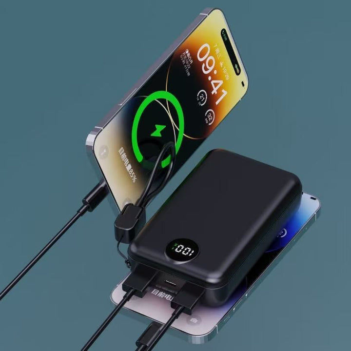 Portable power bank with integrated digital display and intelligent charging function Kalsten