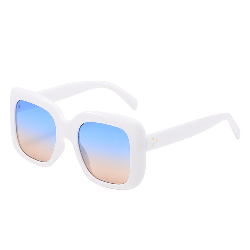 Women's oversized square sunglasses with high-quality plastic frame Kalsten