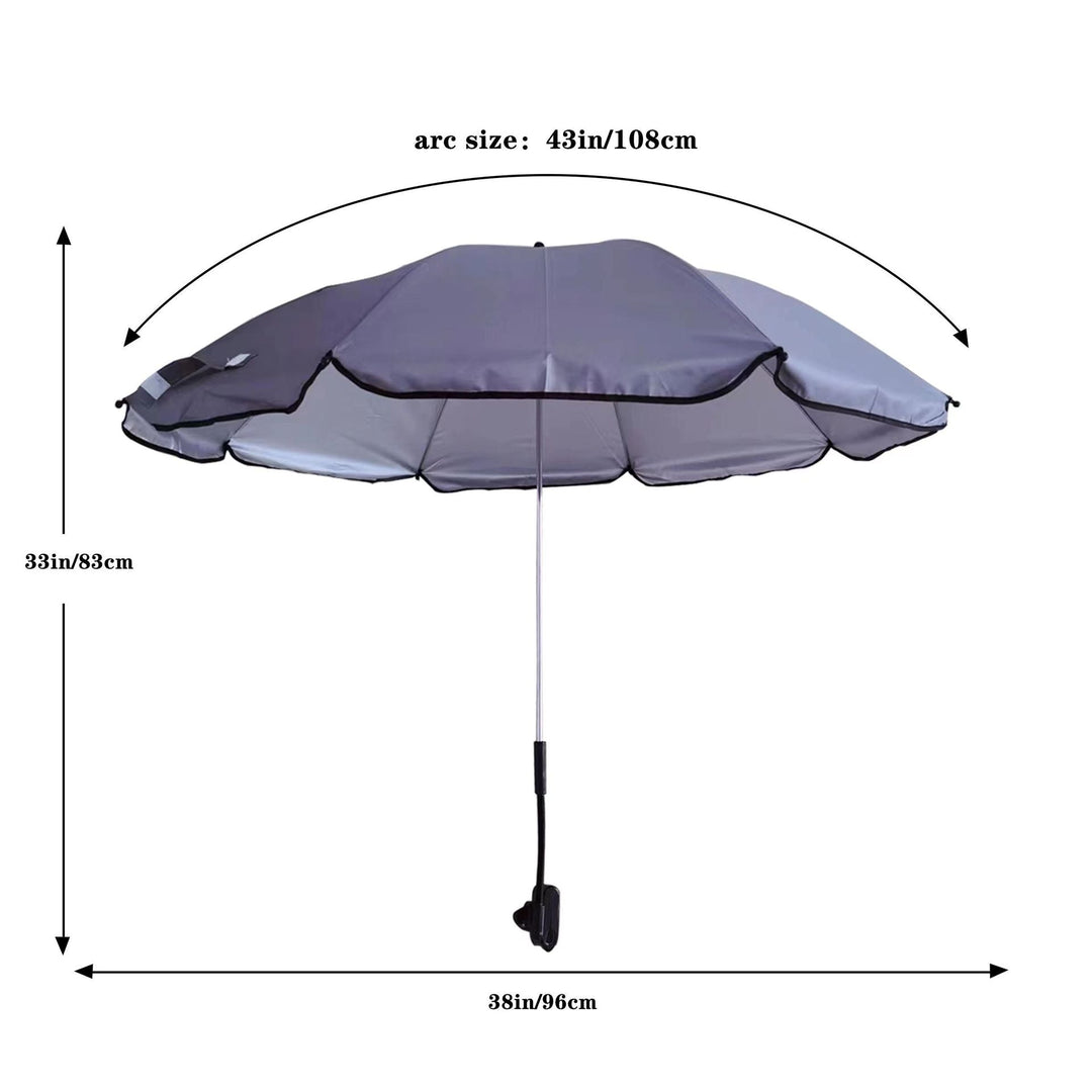 Women's Adjustable Beach Sunshade Umbrella with Ground Anchor Kalsten
