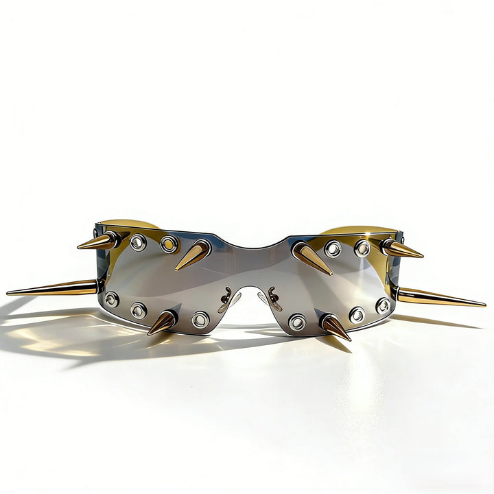 Women's Sporty Sunglasses with Eye-Catching Design and Spikes Kalsten