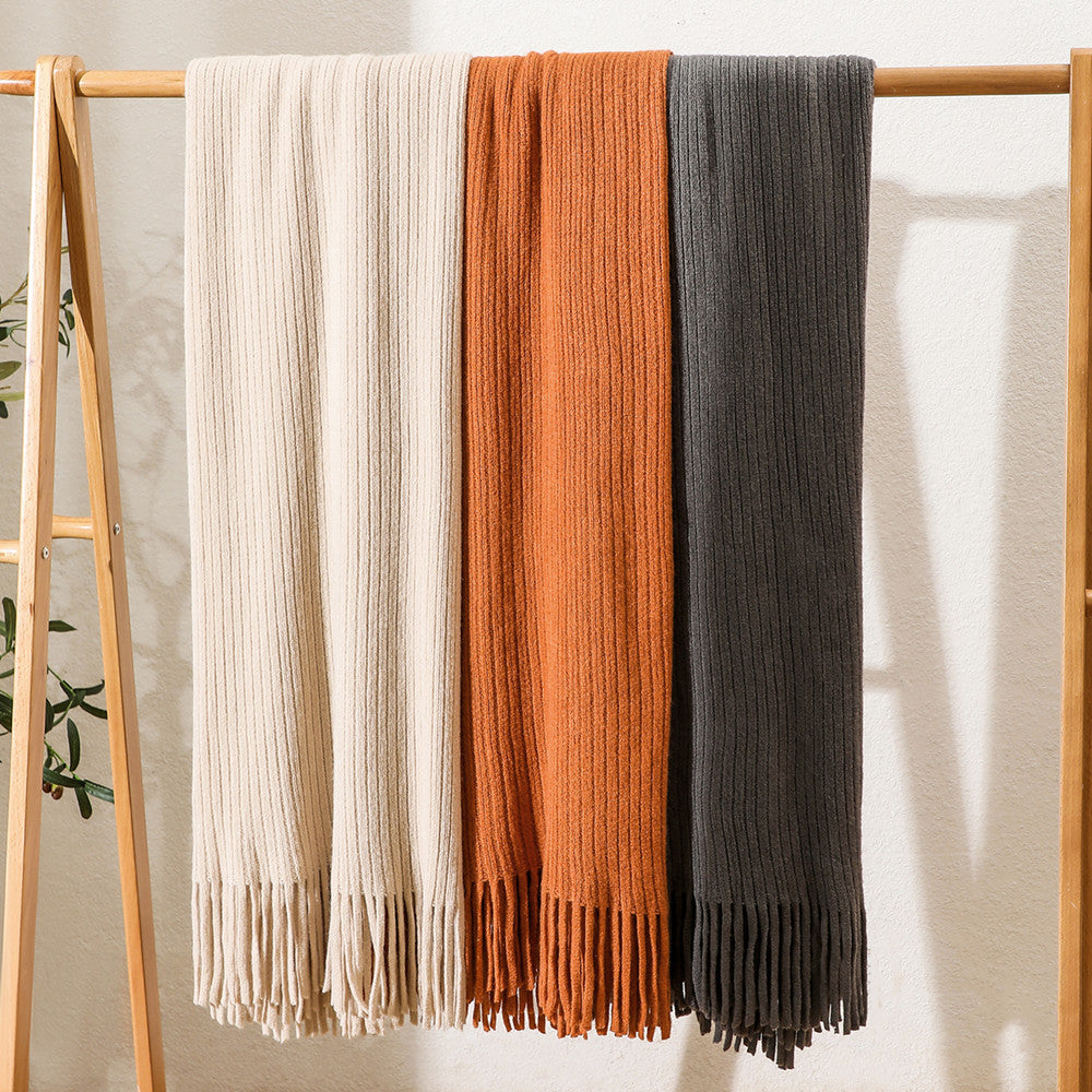 Ladies cozy knit blanket Kalsten