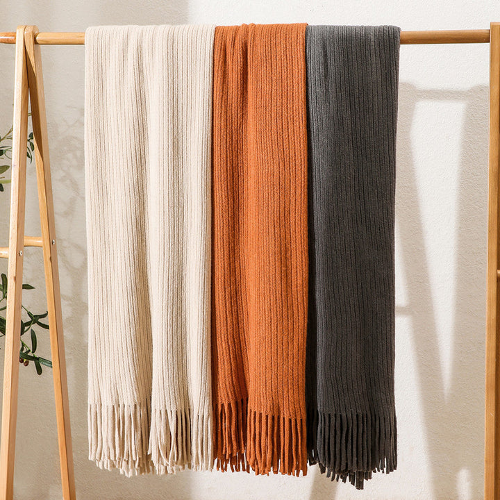 Ladies cozy knit blanket Kalsten