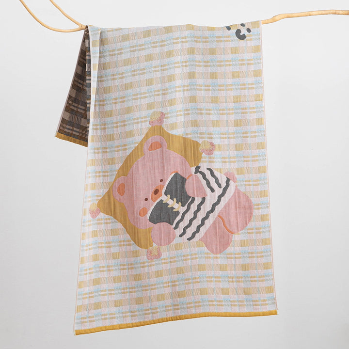 Women's cuddly cloth with processed bear motif Kalsten