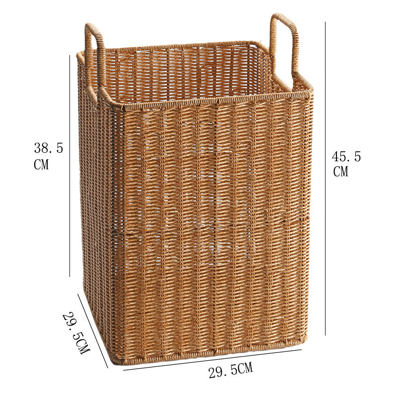 Handwoven Storage Bin with Sturdy Handles Kalsten