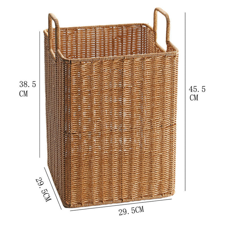 Handwoven Storage Bin with Sturdy Handles Kalsten