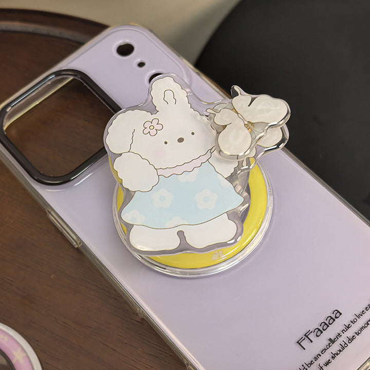 Floral Ice Cream Cone Phone Grip Kalsten