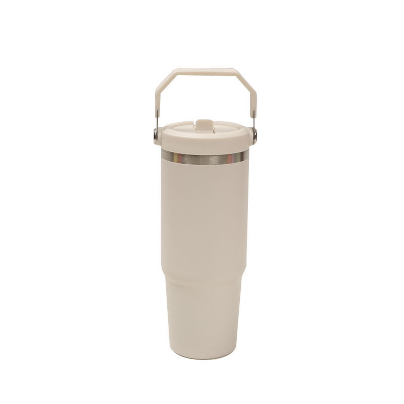Unisex insulated cup with stable handling and practical folding device Kalsten