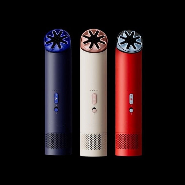 Ladies cordless travel hairdryer with diffuser attachment, ion care and quiet motor Kalsten
