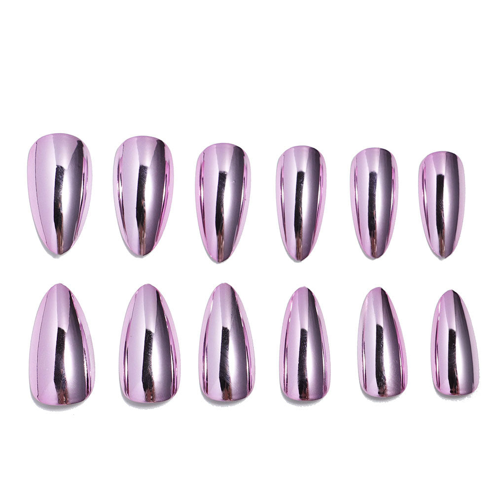 Elegant Mirror Finish Press-On Nails Kalsten