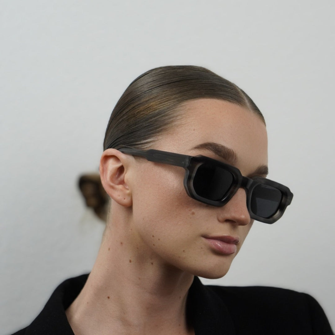 Women's sunglasses in modern geometric design by Kalsten