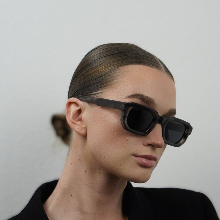 Women's sunglasses in modern geometric design by Kalsten