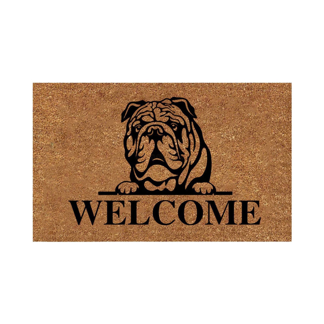 Personalized Holiday Welcome Mat Kalsten