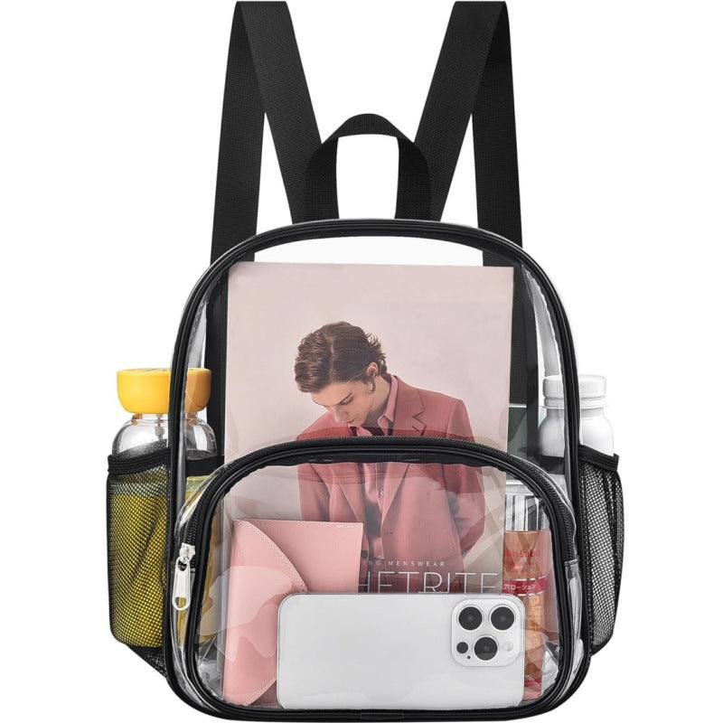 Unisex transparent comfort backpack Kalsten