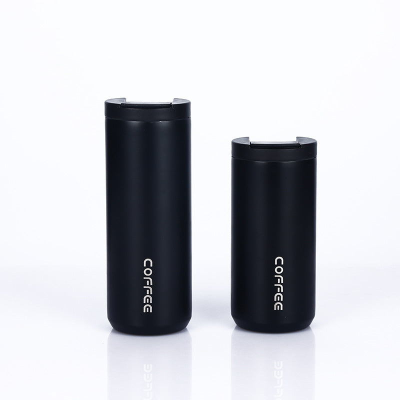 Women's insulated stainless steel coffee mug with elegant design and non-slip bottom Kalsten