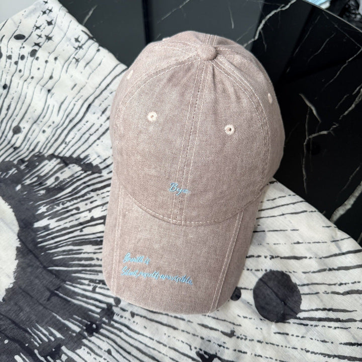 Women's Casual Distressed Cotton Baseball Cap Kalsten