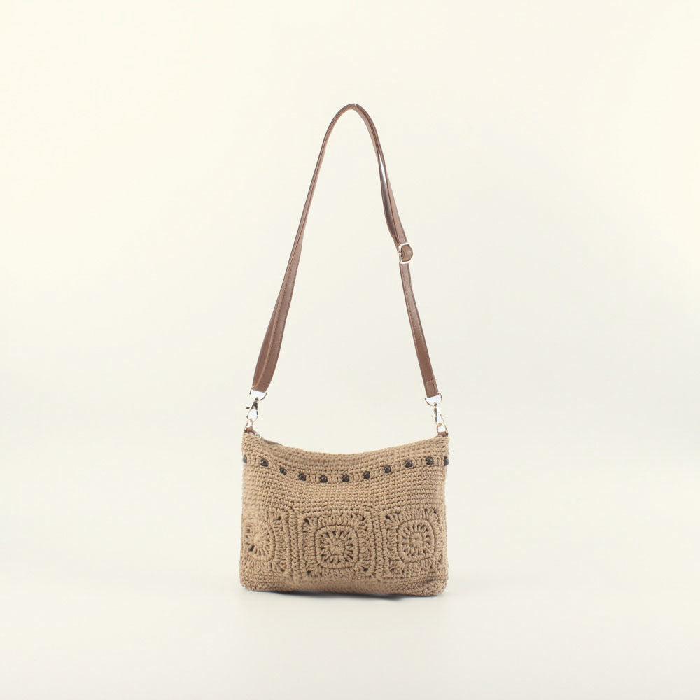 Crochet shoulder bag with stylish accents Kalsten