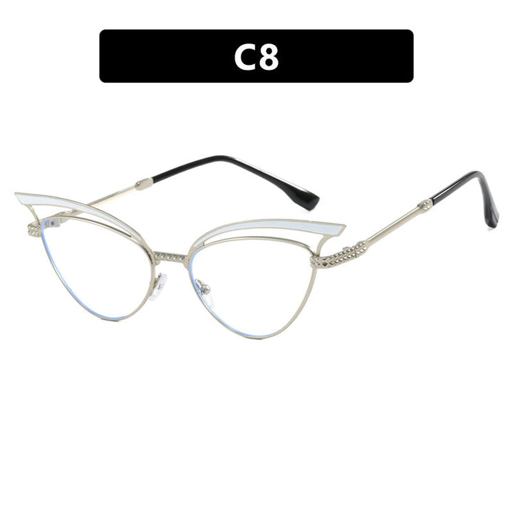 Women's Cat-Eye Glasses with Filigree Design Element Kalsten