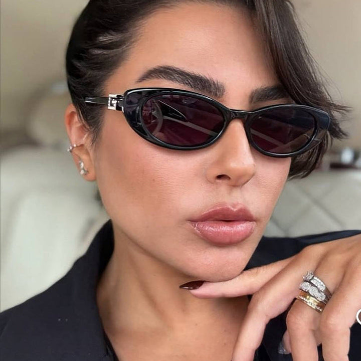 Women Cat-Eye Sunglasses with Stylish Frame and Luxurious Accents Kalsten