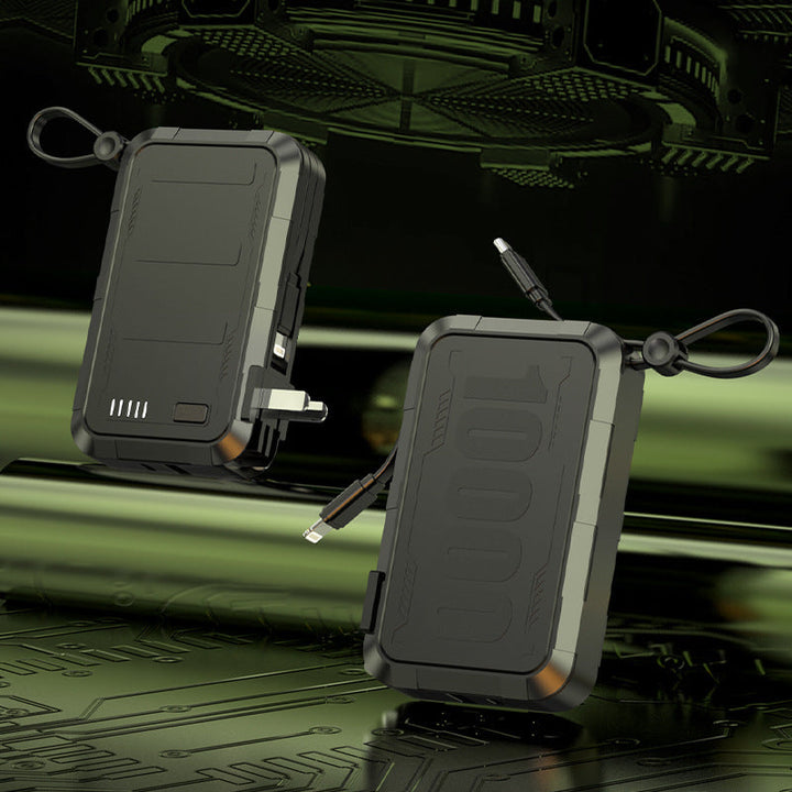 Portable power bank with robust housing and integrated fast charging function Kalsten
