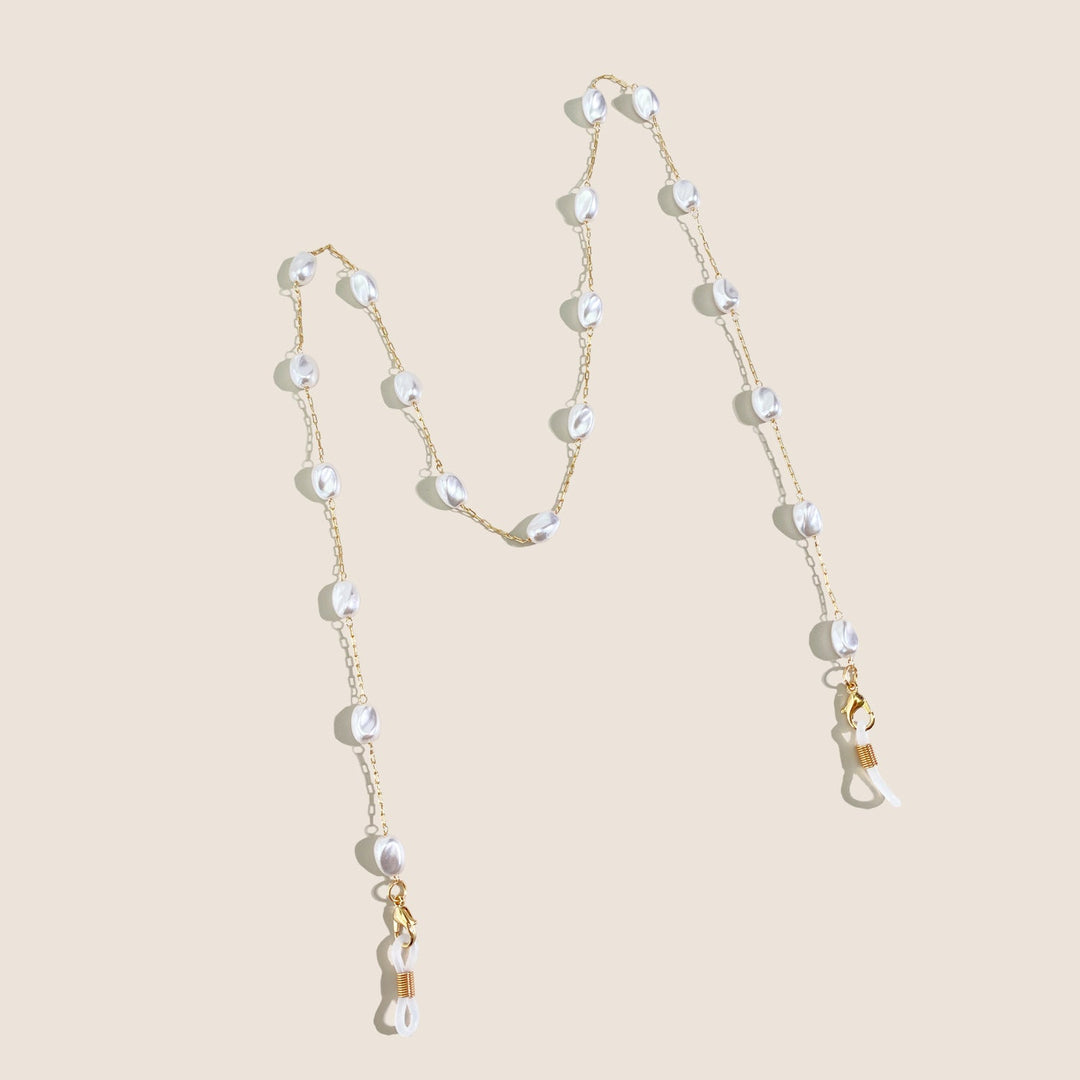 Pearl-Accented Eyewear Chain Kalsten