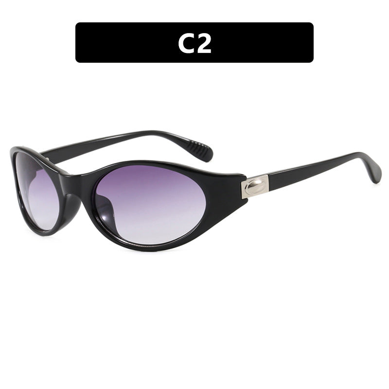 Ladies stylish sunglasses in elegant oval design with protective UV filter Kalsten