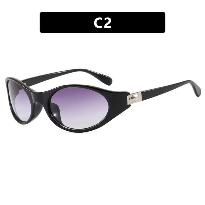 Ladies stylish sunglasses in elegant oval design with protective UV filter Kalsten