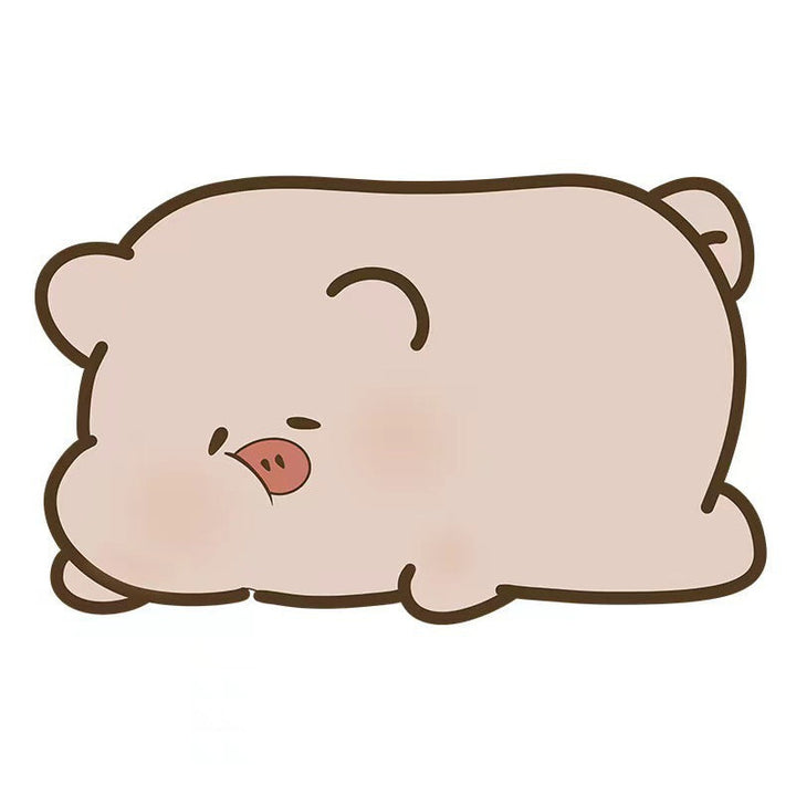 Cute Bunny-Themed Decorative Sticker