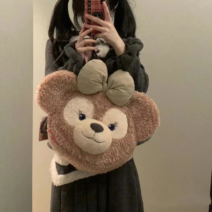 Plush handbag with bear head design Kalsten