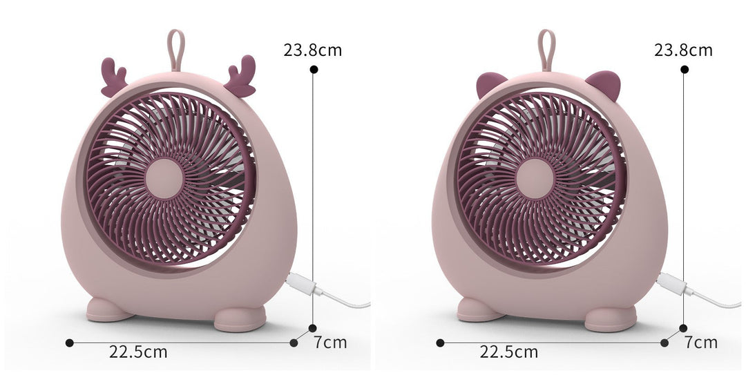 Women's Portable Mini Fan in Kawaii Animal Design Kalsten