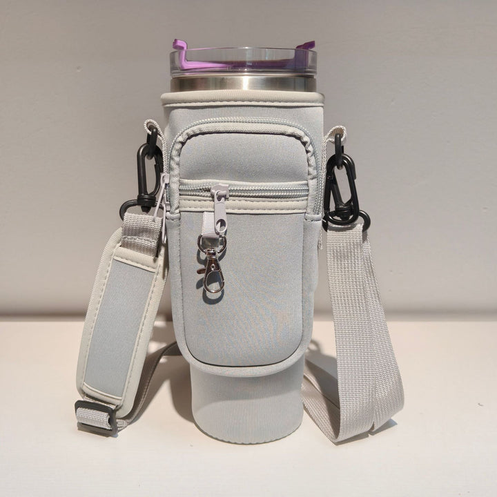 Ladies trendy and sparkling drinking bottle with shoulder bag Kalsten