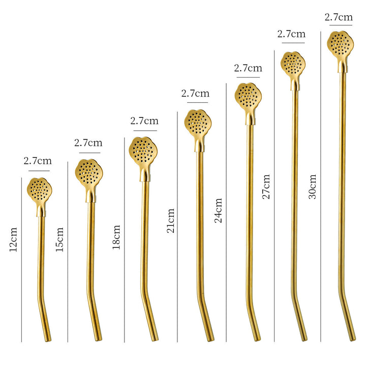 Stylish teaspoons with practical drainage holes Kalsten