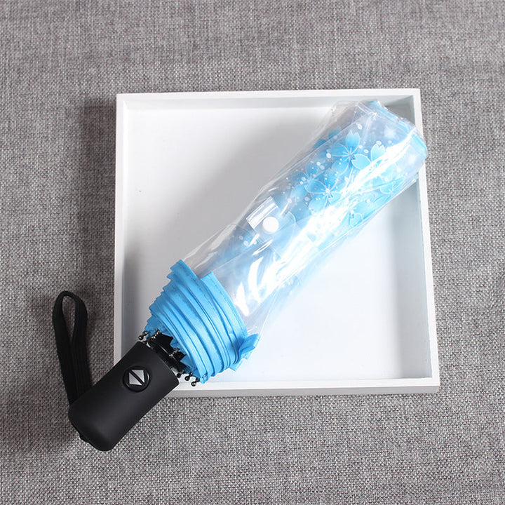 Women's elegant and portable umbrella with floral design Kalsten