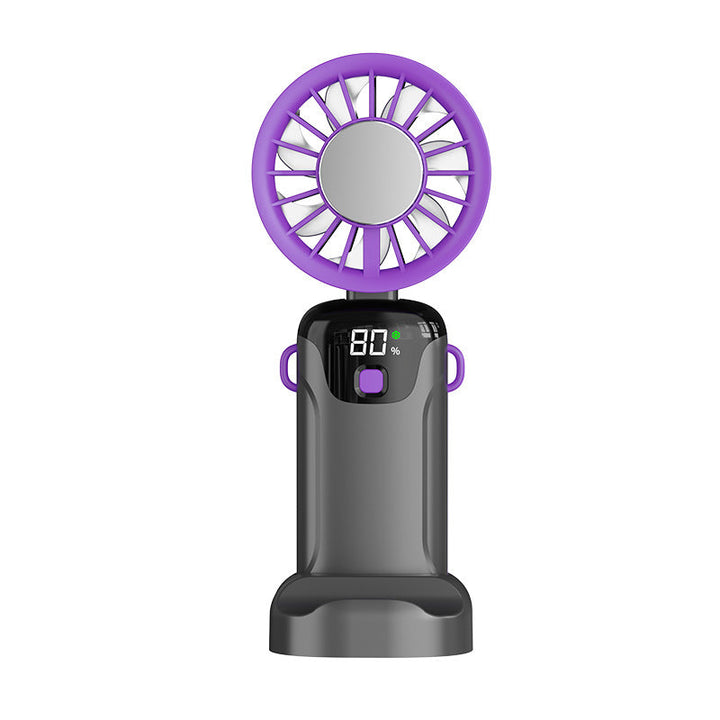 Women's portable battery fan with digital display Kalsten