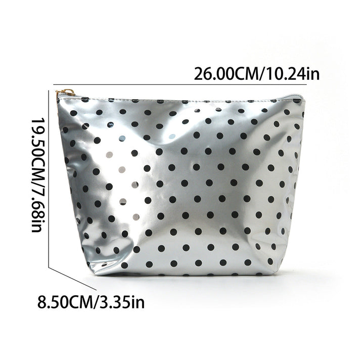 Water-repellent cosmetic bag with polka dot design Kalsten