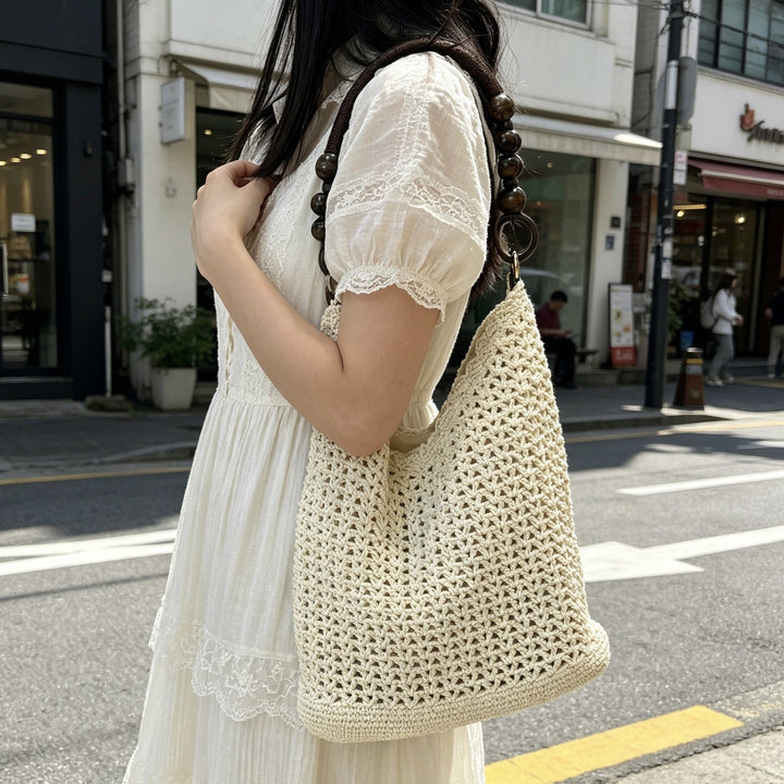 Trendy Macrame Tote Bag Kalsten