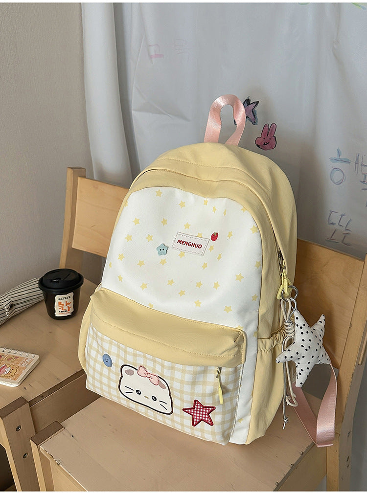 Girls' Adorable Cute Character-Themed School Backpack