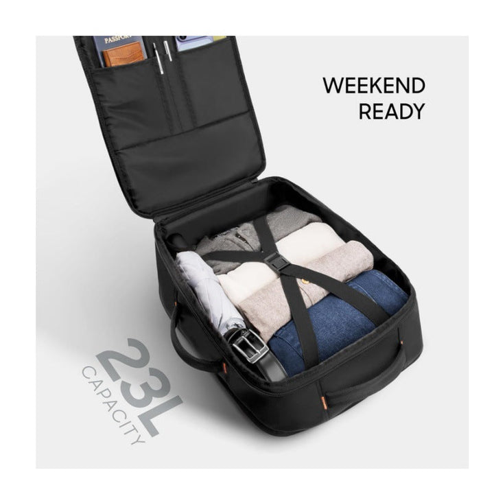 Multifunctional backpack with ergonomic design and multiple storage compartments Kalsten