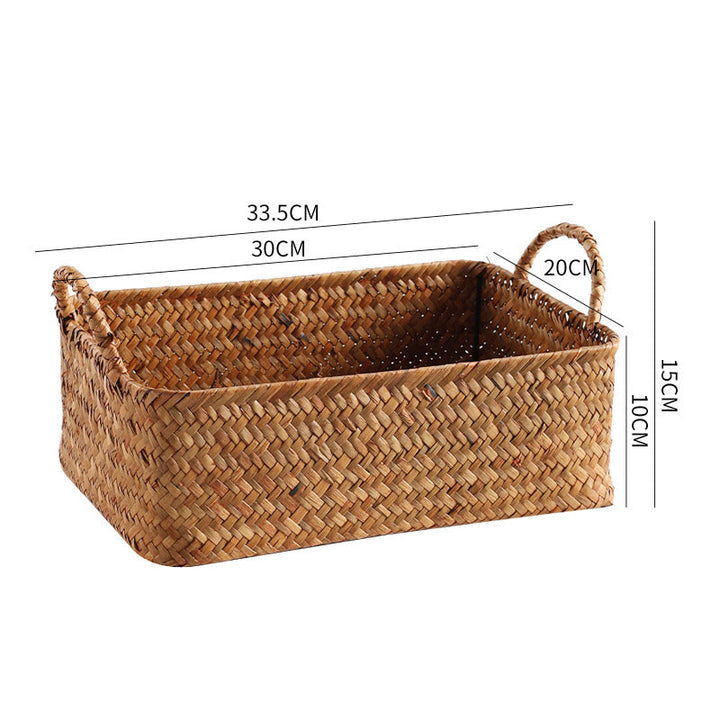Handwoven Natural Storage Basket Kalsten