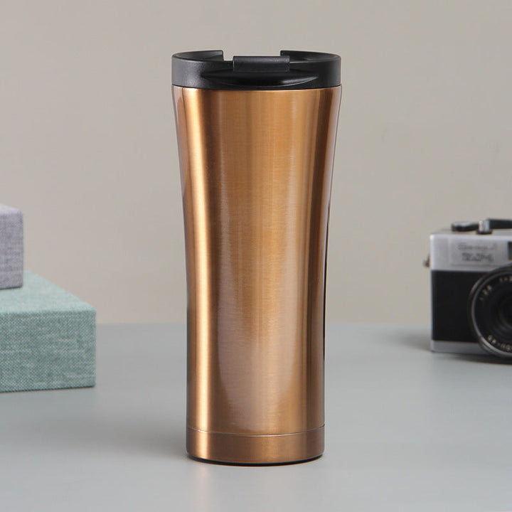 Women elegant double-walled coffee mug with non-slip silicone base Kalsten