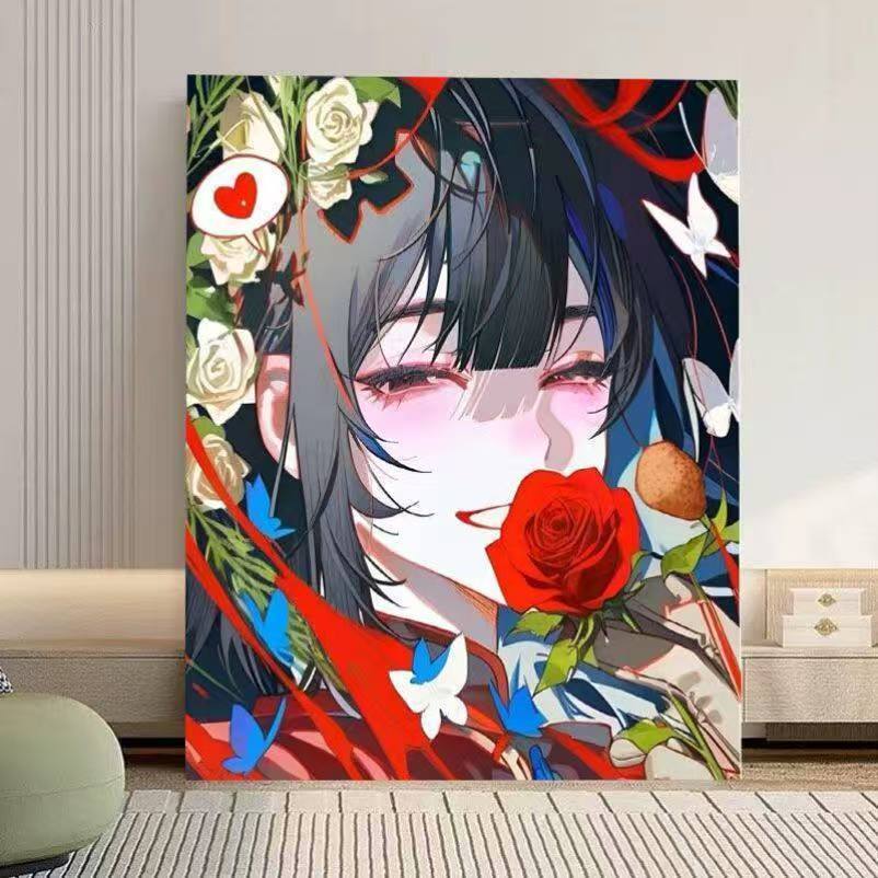 Artistic Anime-Inspired Wall Art Print Kalsten