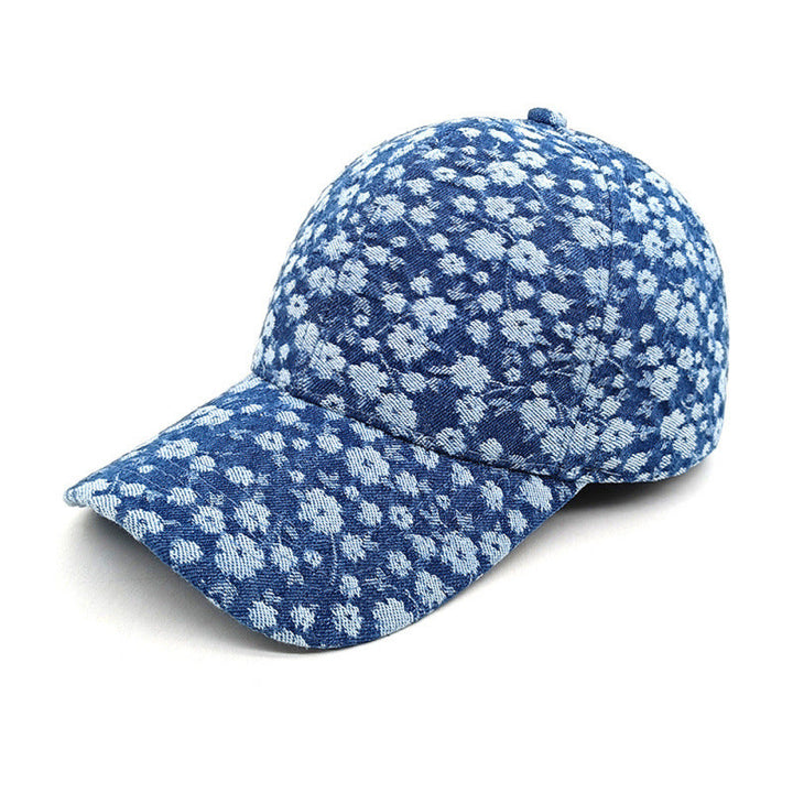 Women's Floral Textured Cotton Baseball Cap Kalsten