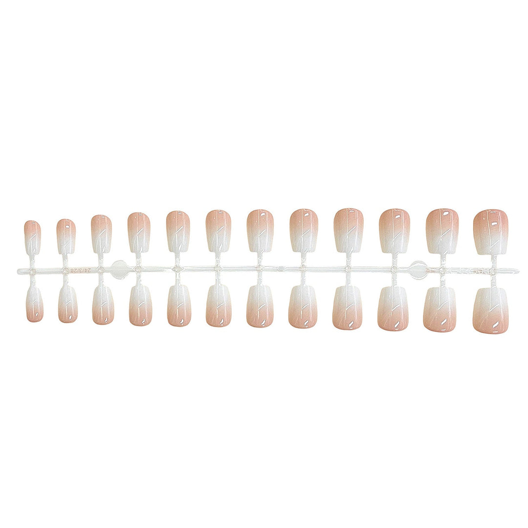 Premium Natural Finish Press-On Nail Set Kalsten