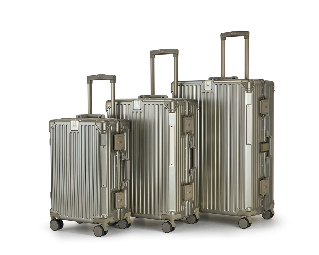 Unisex Aluminum Hard Shell Travel Luggage Set Kalsten