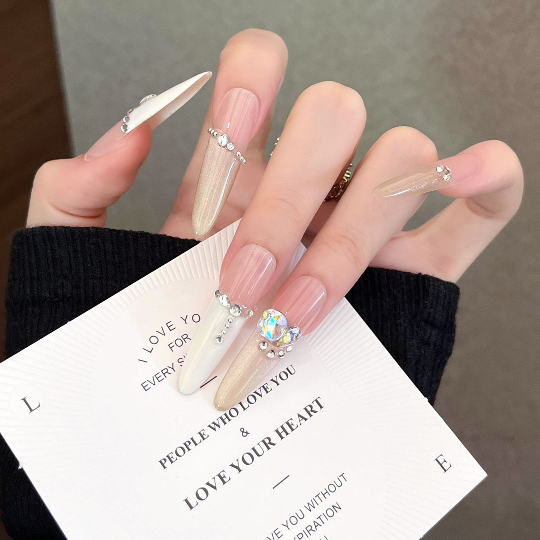 Elegant Decorative Press-On Nail Set Kalsten