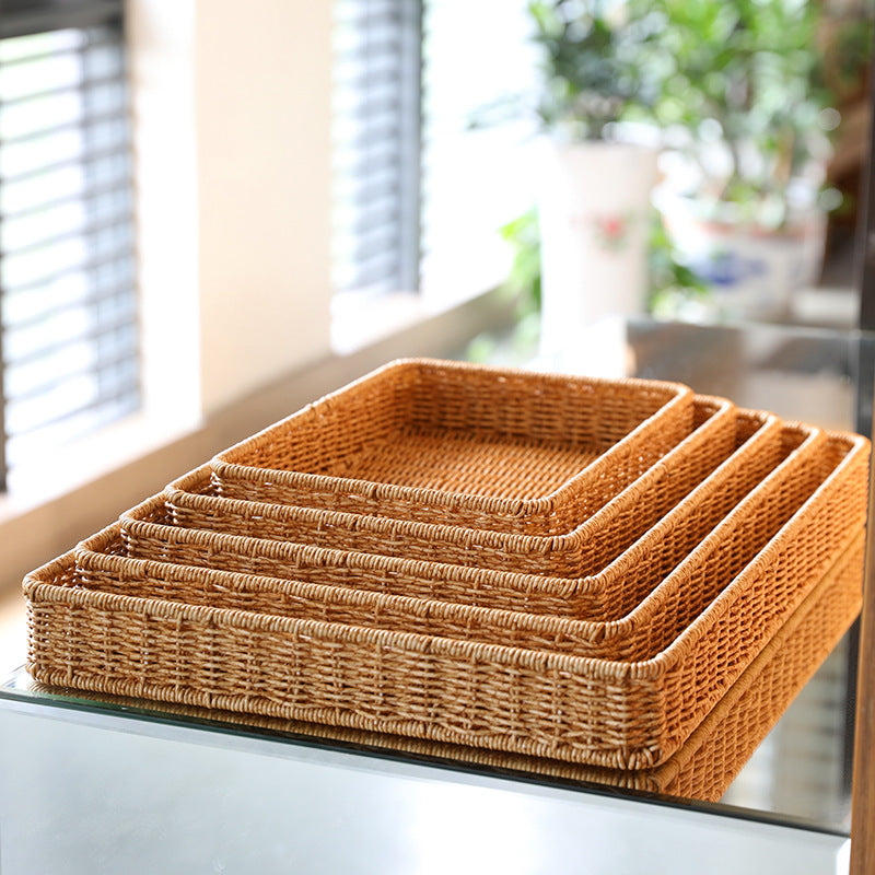 Handwoven Decorative Storage Tray Kalsten