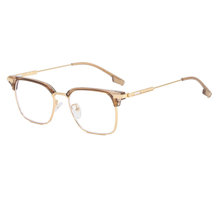 Women's square sunglasses with lightweight metal frame and wide temples Kalsten