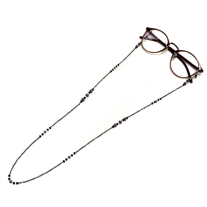 Elegant Purple Beaded Eyewear Chain kalsten