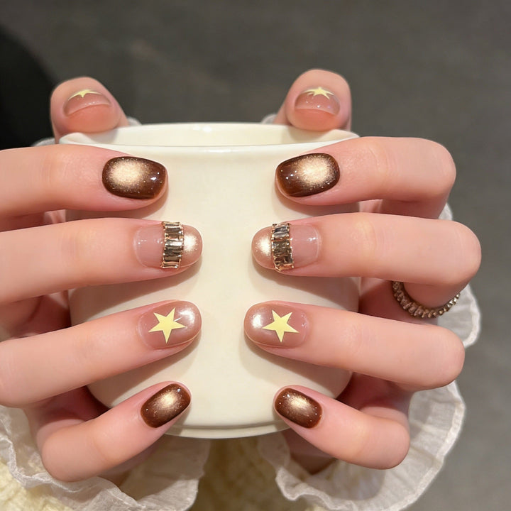 Elegant Nail Art Extensions with Pearl Accents Kalsten