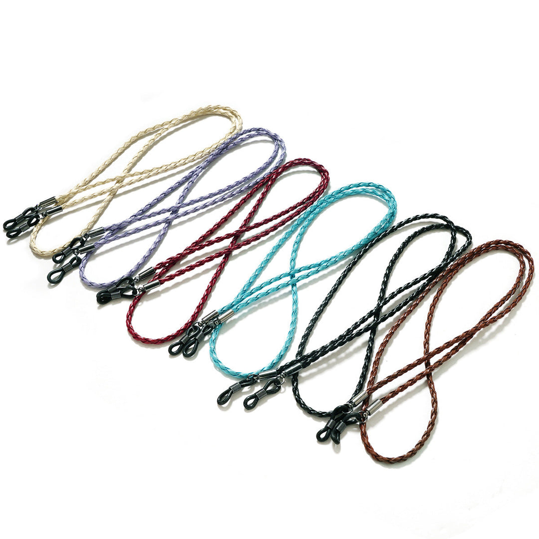 Woven Leather Eyewear Retainer Strap kalsten