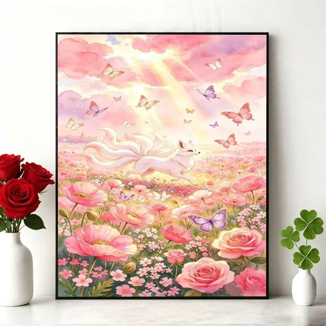 Dreamy Floral Fantasy Wall Art Kalsten